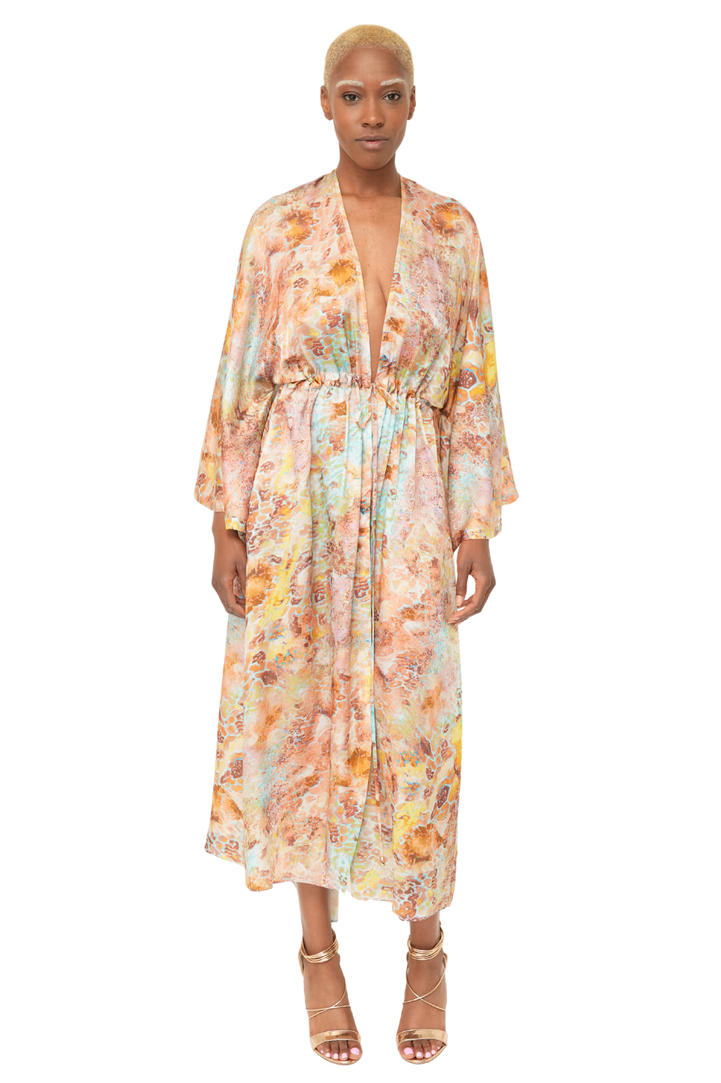 Forio Print Robe Dress