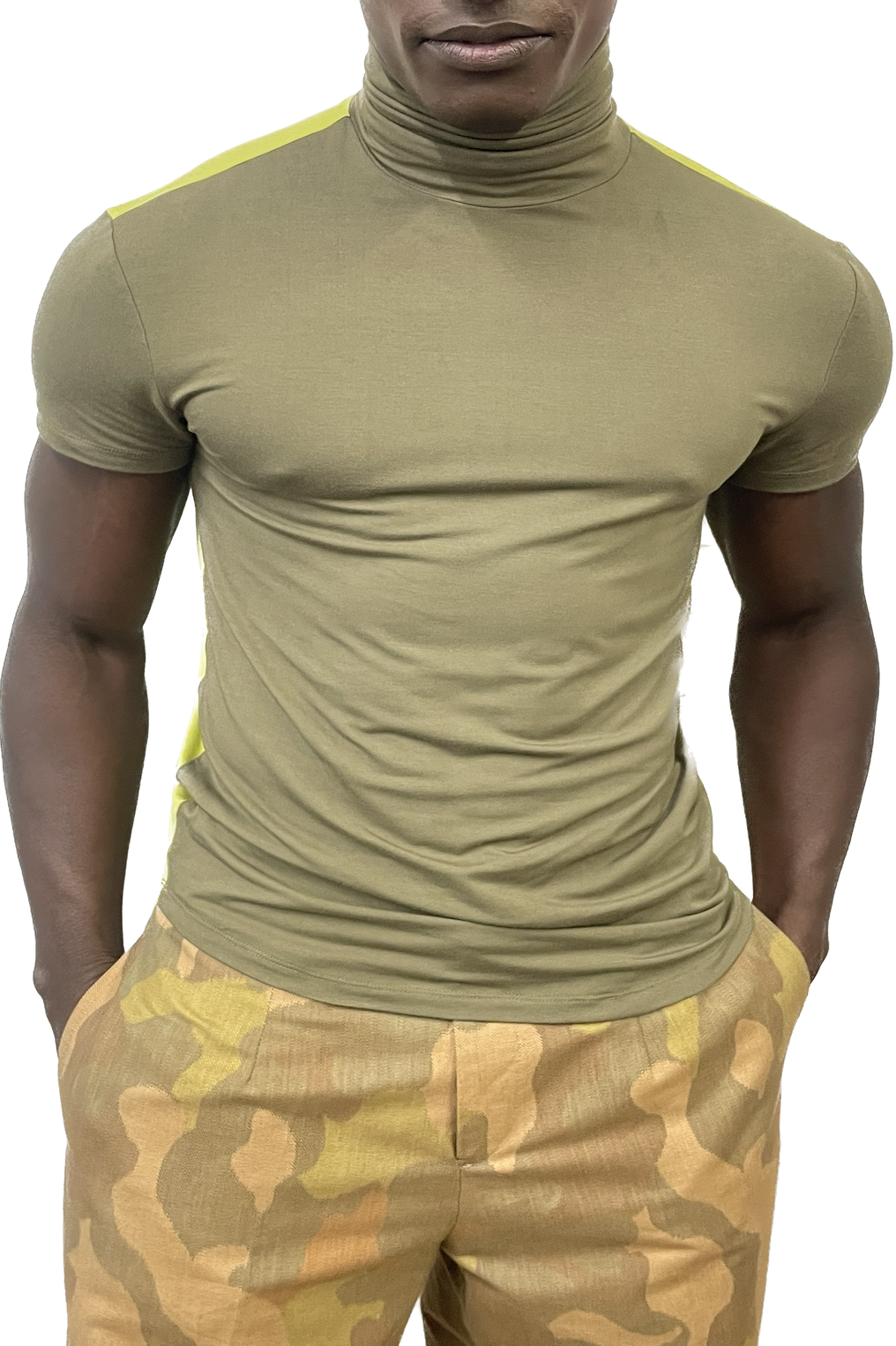 Short Sleeve Turtleneck