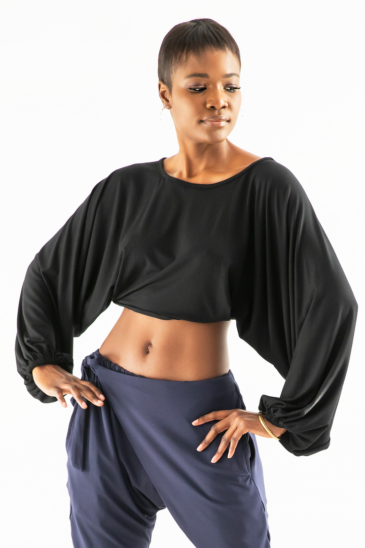 Cyclades Bamboo Cropped Sleeves