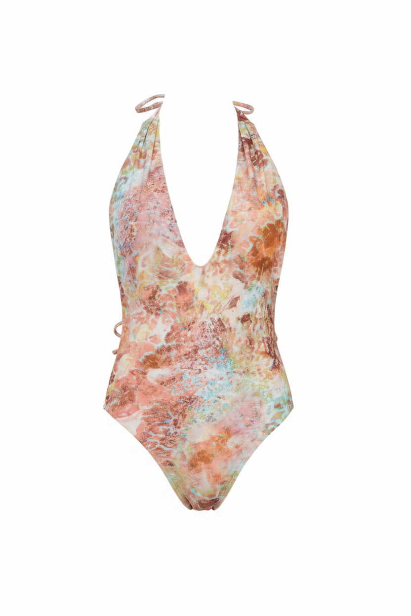 Forio Bathing Suit — Ghost Mannequin Front with Back Tie Detail