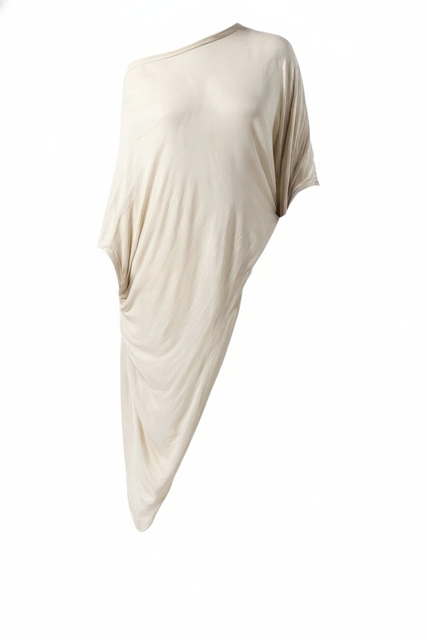 Ghost mannequin image of Asymmetrical Tunic