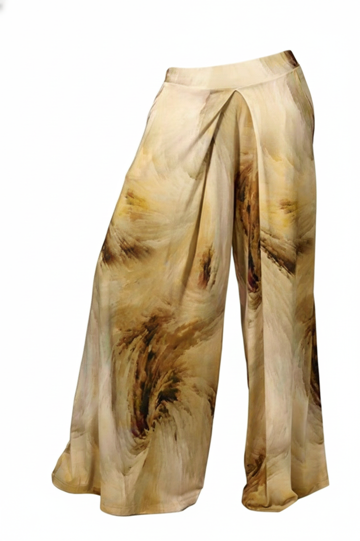 Ghost mannequin image of Sedona Pleated Palazzo