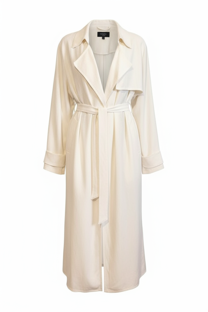 Ghost mannequin Trench Coat - complete collar