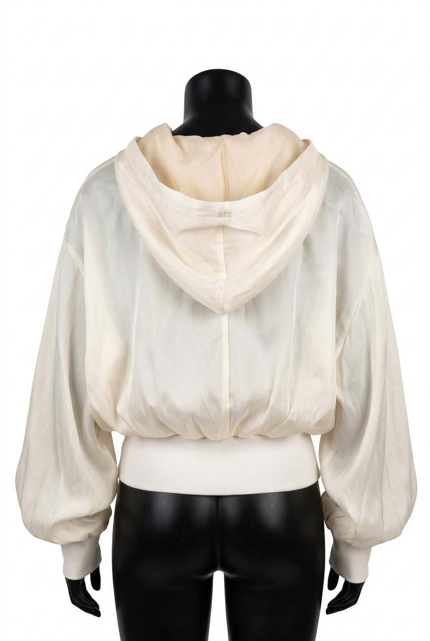 Skye Anorak ivory rear view