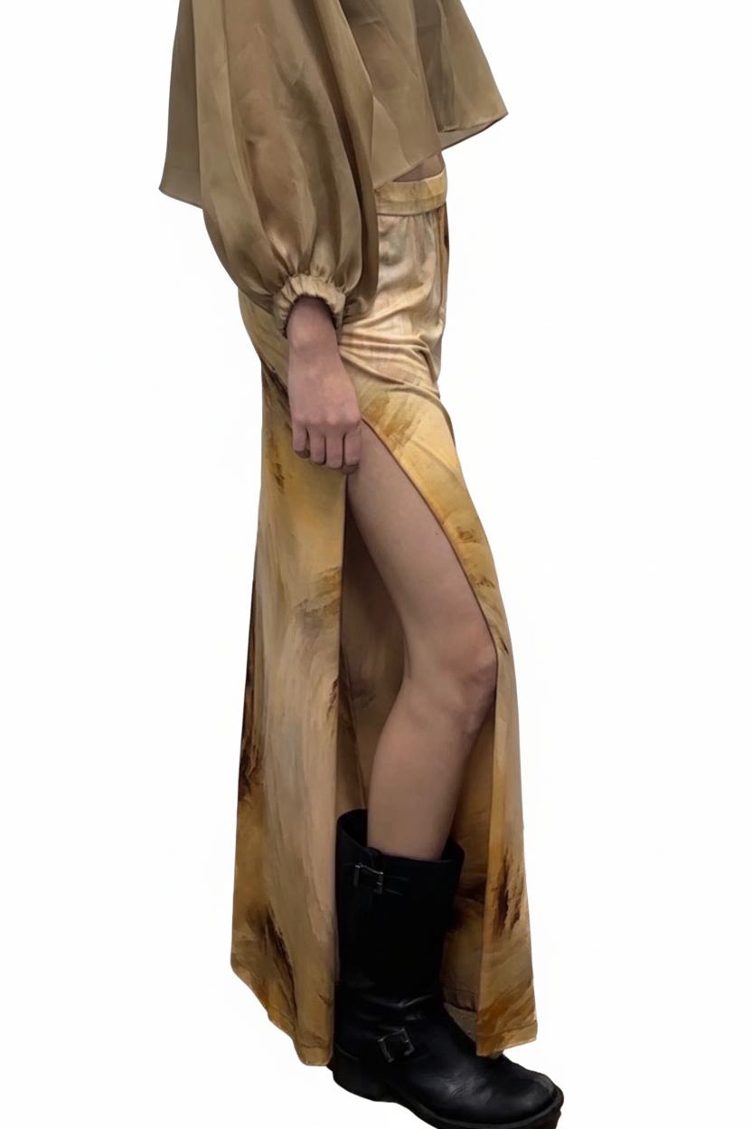 Sedona Illusion Skirt - Side Slit Cropped