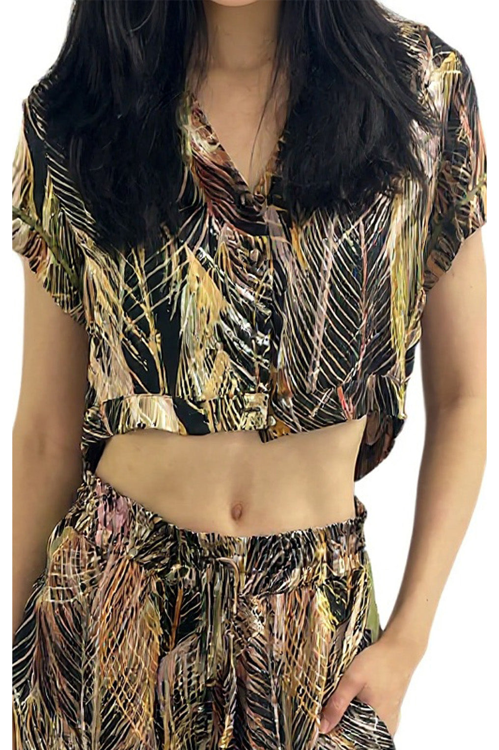 Aurora Print WANDERLUST Top