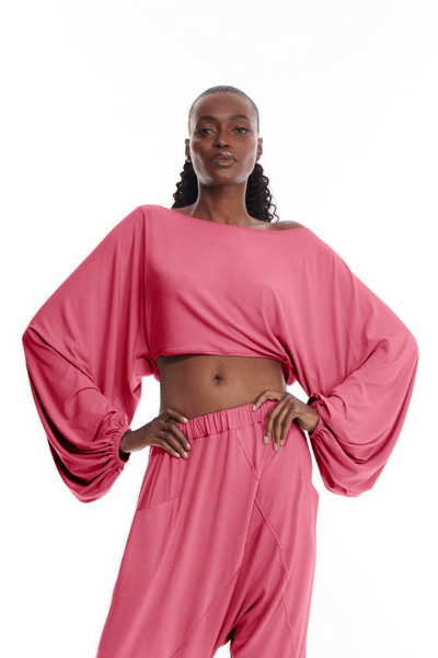 Cyclades Bamboo Cropped Sleeves