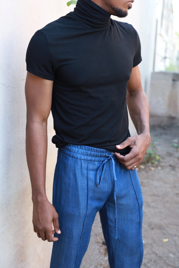 Short Sleeve Turtleneck