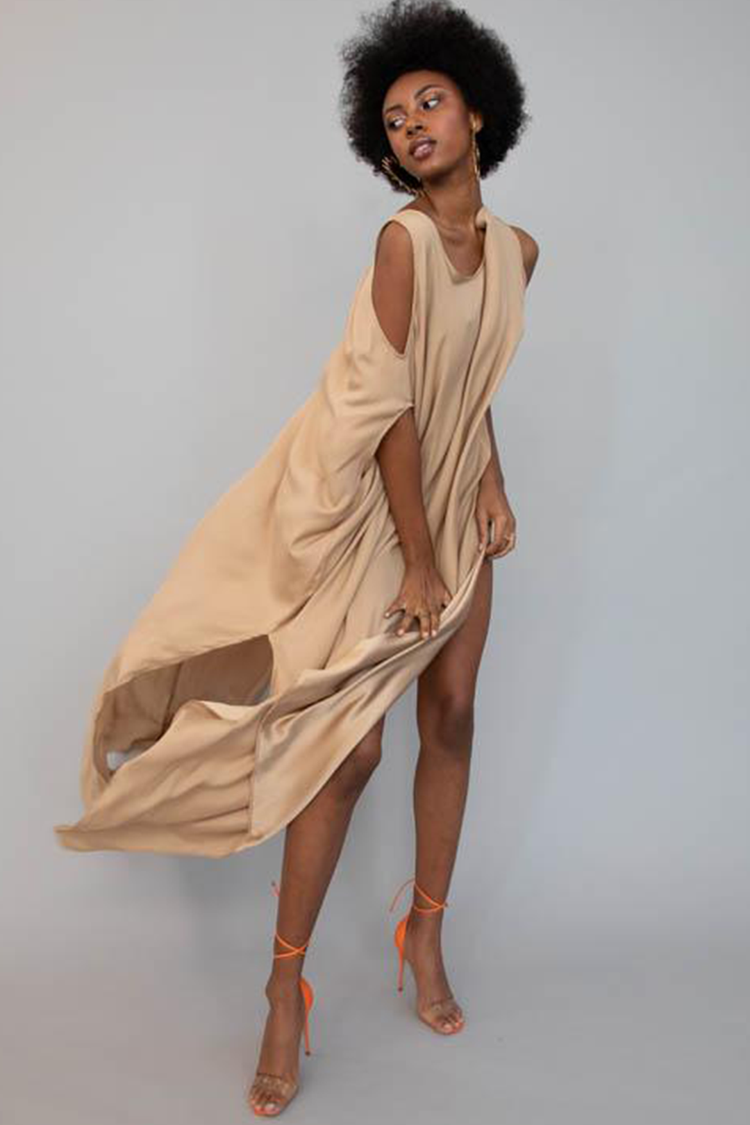 angelina chiffon maxi dress Dress The Population Angelina Dress