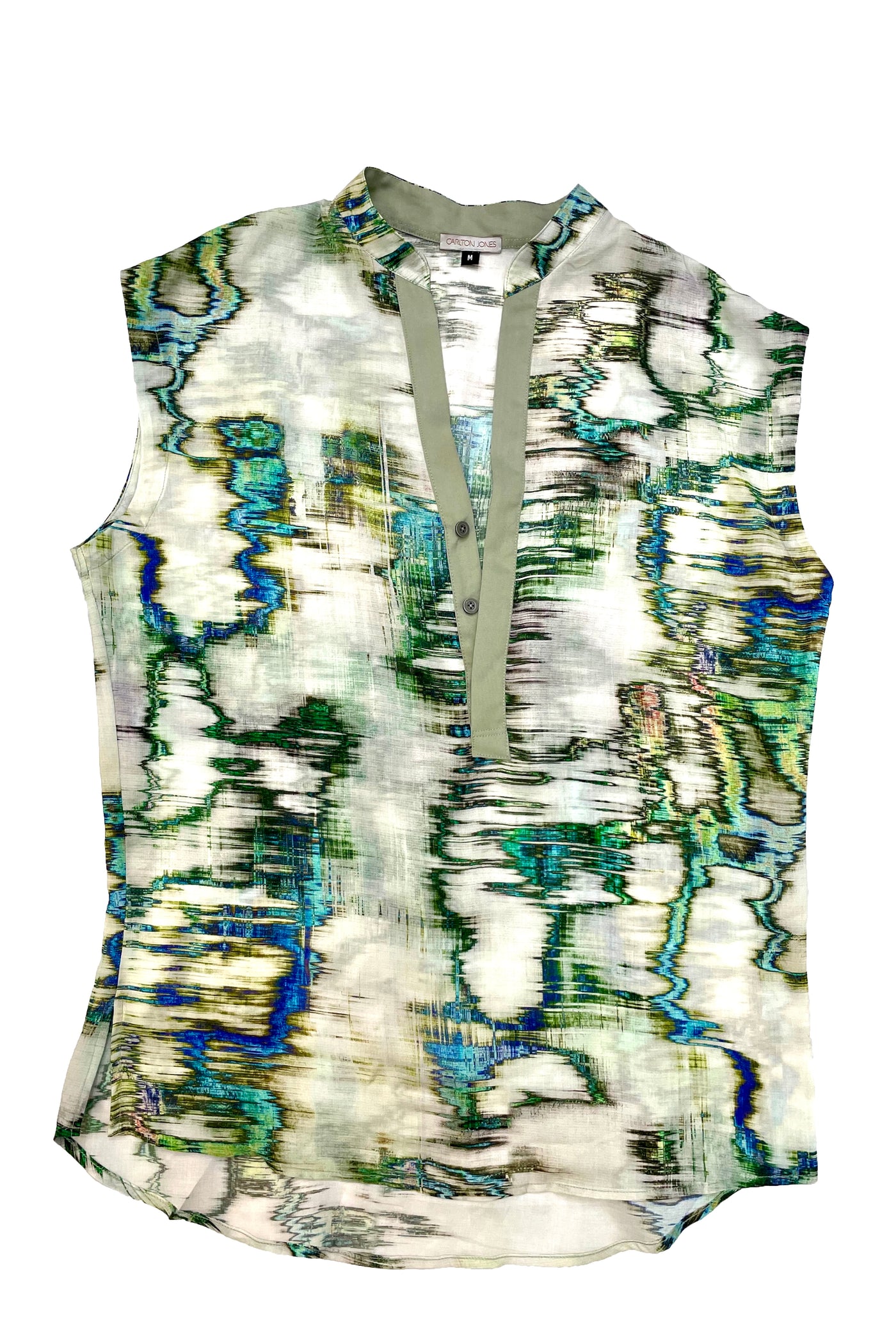 Cyclades Printed Sleeveless Shirt